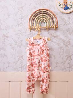 Softsens Baby - Brown Forest Fables Toile Drop Crotch Sleeveless Romper