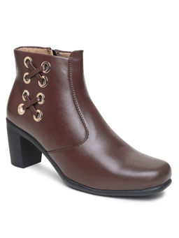 VALIOSAA - Solid Brown Casual Boots