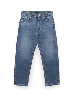 Tommy Hilfiger - Boys Blue Solid Jeans