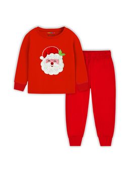 Trampoline - Red Fleece Sweatshirt with Pyjamas