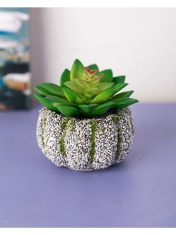 Voncasa - Artificial Flower with Pot - Green