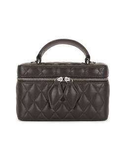 AKNVAS - Quilted Leather Mini Bag Brown
