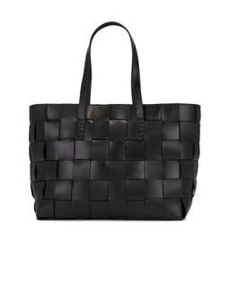 Dragon Diffusion - Japan Woven Leather Tote Bag Black