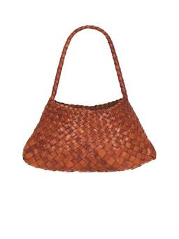 Dragon Diffusion - Rosanna Woven Leather Shoulder Bag Brown