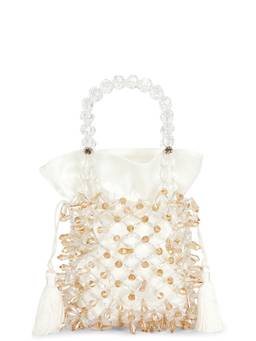 Emm Kuo - Beaded Acetate Pouch Transparent