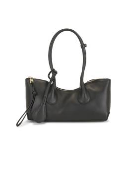 Flattered - Gaia Leather Shoulder Bag Black