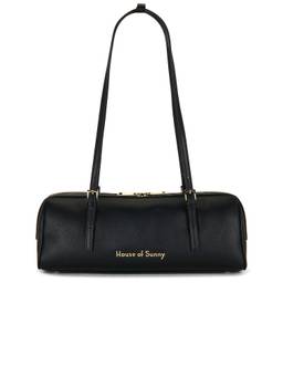 House of Sunny - Shirley Vegan Leather Shoulder Bag Black