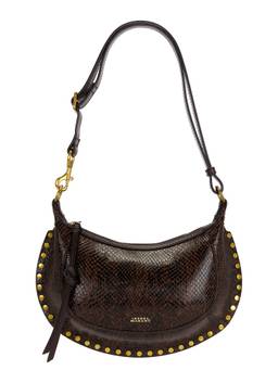 Isabel Marant - Oskan Moon Leather Shoulder Bag Brown