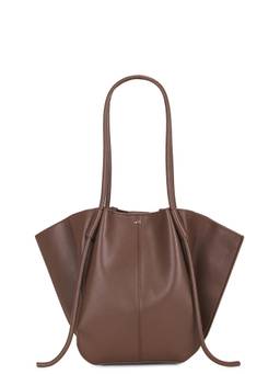 JW PEI - Nala Faux Leather Wide Tote Bag Brown