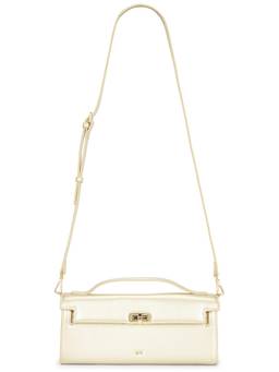JW PEI - Structured Faux Leather Satchel Metallic