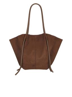 JW PEI - Nala Faux Suede Wide Tote Bag Brown