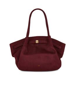 JW PEI - Hana Faux Suede Medium Tote Bag Maroon
