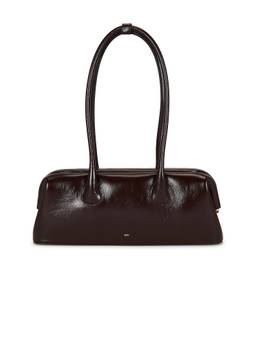 Osoi - Boat Wide Leather Shoulder Bag Brown