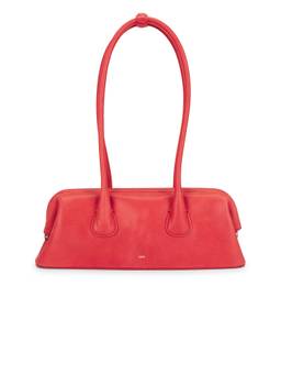 Osoi - Boat Wide Leather Mini Shoulder Bag Red