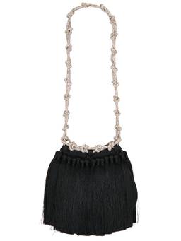 Simon Miller - Tassel Fringe Mini Crossbody Bag Black