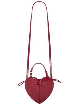 ROTATE - Patent Croco Leather Mini Bag Red