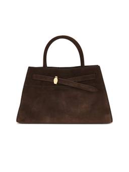 Veronica Beard - Dash Suede Satchel Brown