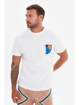 Trendyol - Man White T-Shirt
