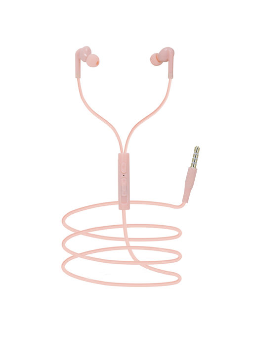 Swagme BassBest IE010 in-Ear Wired Earphones with Mic and Extra Bass (Pink)