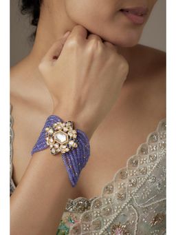 KARISA DESIGNS - Teej Blue Moissanite Bracelet