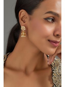 KARISA DESIGNS - Chandrika Moissanite Jhumkas