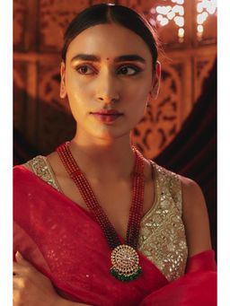 KARISA DESIGNS - Nayaz Moissanite Pendent Bead String