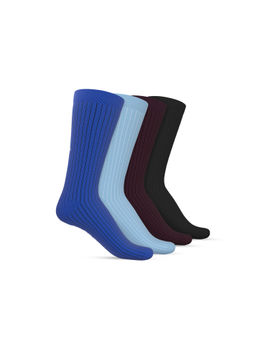 TalkingSox - Bamboo Crew Socks for Men & Women, Breathable & Anti-Odor (Pack of 4)