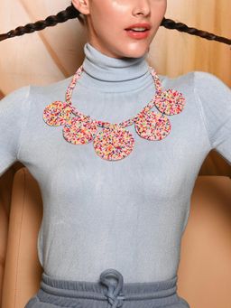 Odette - Multicolour Beaded Chunky Necklace