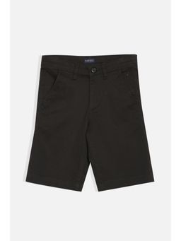 Allen Solly - Boys Green Regular Fit Solid Shorts