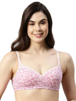 Enamor - Smoothening All Day Comfort Padded Wirefree Medium-Coverage T-Shirt Bra A017