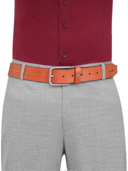 United Colors of Benetton - Men Leather Avenor Belt - Tan