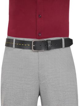 United Colors of Benetton - Men Leather Avenor Belt - Black