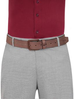 United Colors of Benetton - Men Leather Avenor Belt - Brown