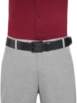 United Colors of Benetton - Men Leather Thalara Belt - Black