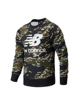New Balance - Men Sweatshirt 100% Cotton Black