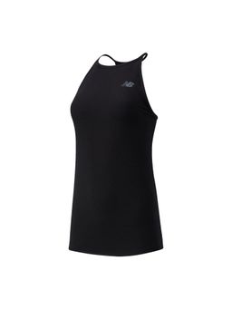 New Balance - Women Tanks 100% Polyester Black