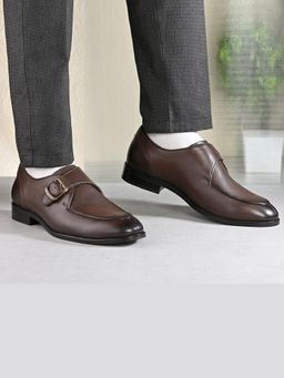 Valentino - West Port Men Single Monk Strap Dress Shoe