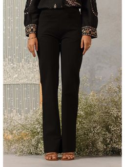 Lakshita - Black Classic Fit Pant For Women