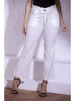 Lakshita - White Linen Pant