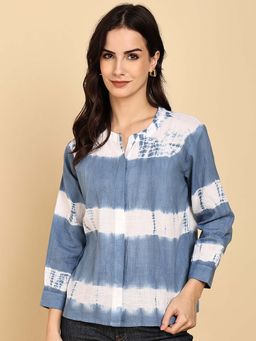 Maaesa - Women Casual Cotton Full Sleeves Regular Fit Top