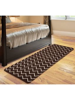 Saral Home - Cotton Jacquard Kitchen-Bedside Runner-Brown-70X200 Cm