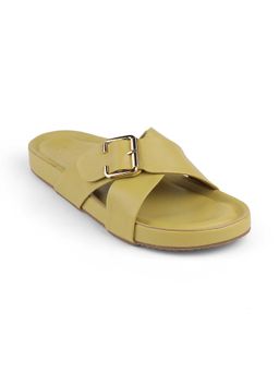 ZELION - Women Yellow Stylish Sandals - Comfortable and Trendy Footwear