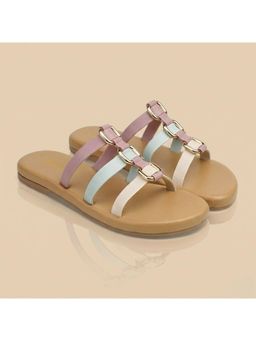 ZELION - Women Multi-Color Stylish Flats - Comfortable and Trendy Footwear