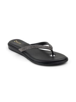 ZELION - Women Black Stylish Flats - Comfortable and Trendy Footwear
