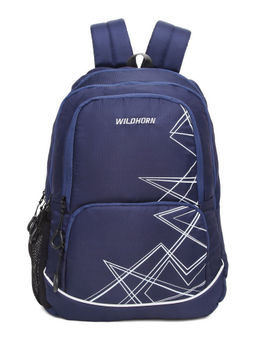 WILDHORN - Blue 34L Unisex Polyester Laptop Backpack