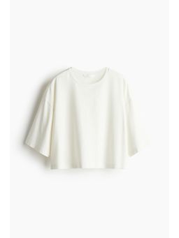 H&M - Women White Boxy T-Shirt