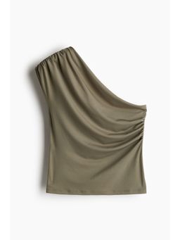 H&M - Women Green One-Shoulder Top