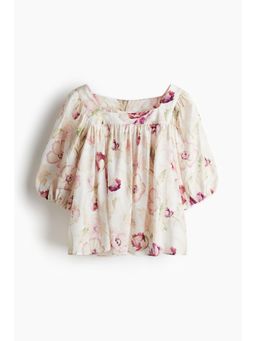 H&M - Women Black Balloon-Sleeved Blouse