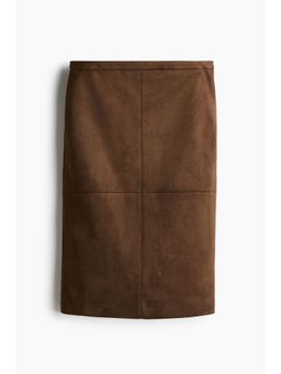 H&M - Women Brown Pencil Skirt