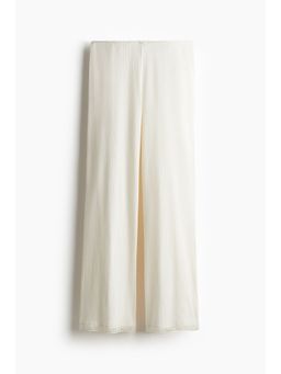 H&M - Women White Pointelle Pyjama Bottoms